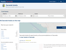 Tablet Screenshot of hotelsaranda.com